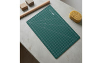 2 Pieces Numbered Markings Craft Mat Rounded Corners Grid Cutting Mat Rectangular for Crafting