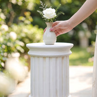 Pedestal Stand Display Pedestal Freestanding Cylindrical Display Plinth for Photographers, Interior Styling, Gardens