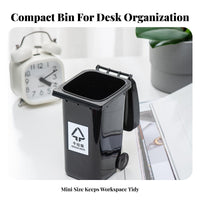 Mini Trash Can Early Education Mini Trash Can Toy Desktop Garbage Bin Cute Design Miniature Garbage Bin Educational for Playroom