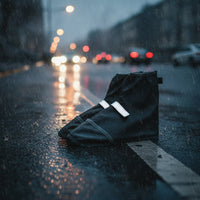 High-Top Shoe Covers with Wear-Resistant Sole Lightweight Guarding Overshoes Reusable Footwear for Commuters