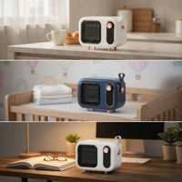 Portable Desktop Space Heater Compact Desk Space Heater Mini Appliance Lightweight for Students