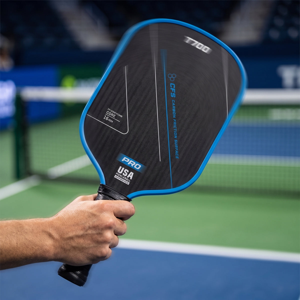 Carbon Fiber Pickleball Paddle T700 Pickleball Paddle with Balls Wrapped Grip Sports Equipment Lightweight for Players, Training, Matches