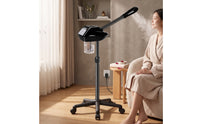 Height-Adjustable Facial Steamer with Stand Rolling Facial Steamer Long-Lasting Portable for Beauticians