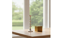 Candlestick with Pedestal Base Stylish Column Candle Holder Tall Decorative Candle Holder for Console