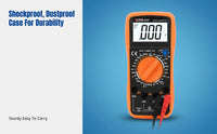 VC890C+ Digital Multimeter, High Accuracy, Auto Smart, Anti-Burn, Electrician