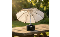 Camera Hot Shoe Umbrella Lightweight Camera with Hot Shoe Mount Reinforced Accessory for Outdoor Photographers