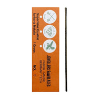 12 Pieces Precision Jeweler's Saw Blade Narrow Jewellery Saw Blade Straight Blades Flexible for Jewelers