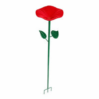 Flower Garden Stake Bird Bath Two-in-oneFunction Bird Bath with Stake Decorative Outdoor for Birds