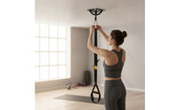 Multi Purpose Fitness Anchor Plate with U-Shaped Loop-Loop Long-Lasting Suspension Fitness Anchor Strong Support Hanging Sling Mount with Expansion Bolts Safe for Athletes