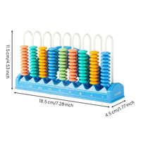 Kids Counting Frame Educational Gift Student Calculation Rack Child Colorful Counting Frame for Preschoolers, Classroom, Kindergarten, Preschool