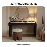 Minimalist Design Desk with Drawers Multi-Functional Single-Drawer Desk adaptable Use Writing Table Sturdy Construction for Home Office Workers, Students, Professionals, Bedroom, Study Room, Small areas