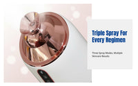 Facial humidifier, Upgraded Nano Spray, Hot & Cold Triple Spray, Deep Hydration, Home Skincare