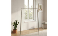 Foldable Clothes Clothes-Aerating Rack Metal Frame Telescopic Clothes-Aerating Rack No Tools Freestanding Clothes Dryer for Travel