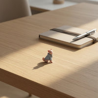 3D-Printed Dog Figurine Resin Miniature Dog Tiny Miniature Figure Compact for Hobbyists, Collectors, Diorama, Desk Display