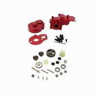 Gearbox Assembly with Gears Complete RC Car Gearbox RC Car Upgrade Kit Precision Hardware Smooth for Builders, Drivetrain Tuning
