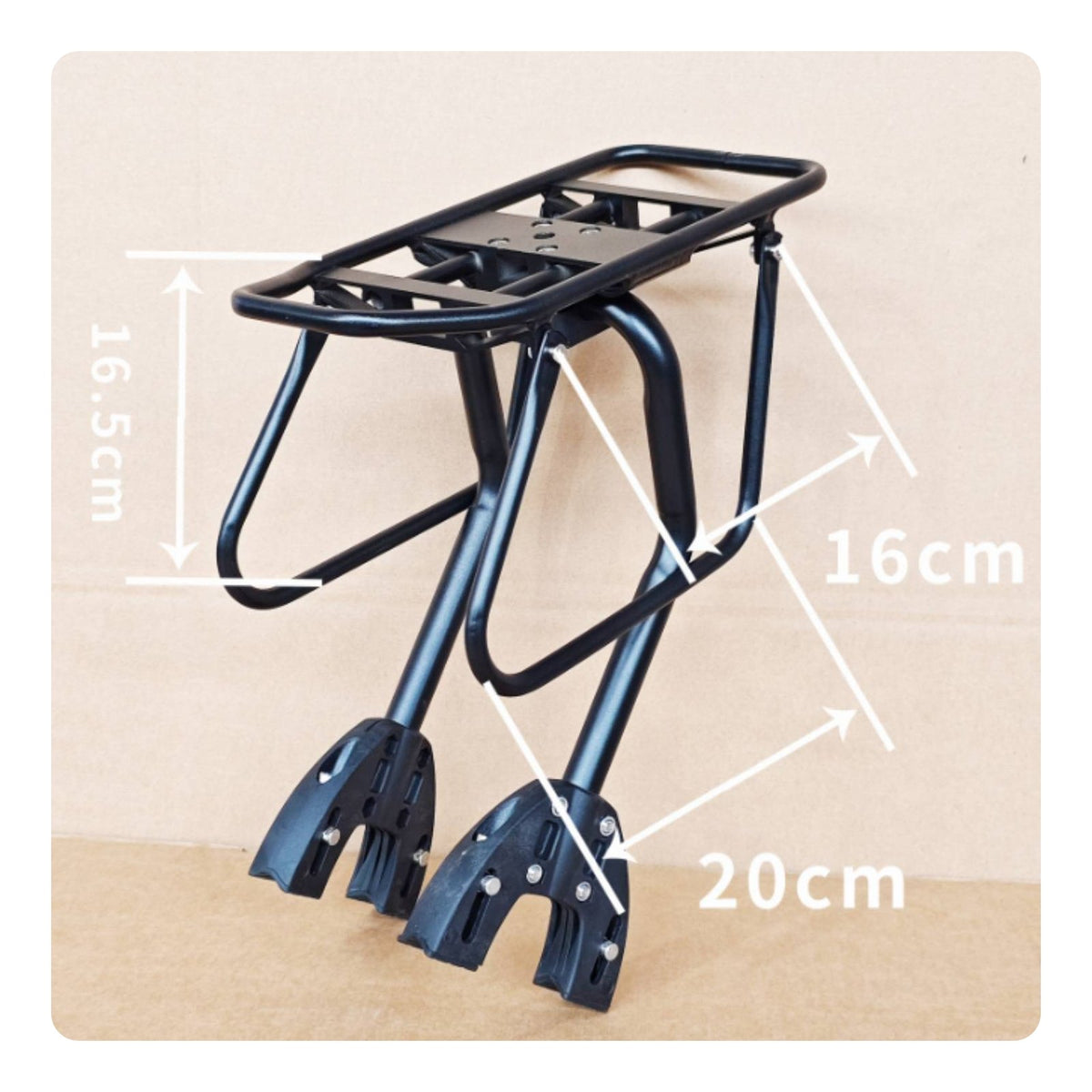 Cycle Rear Rack Heavy Duty Rear Bike Rack Stable Mount Adjustable Cycle   Carrier for Commuting