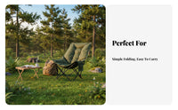 Adjustable rear supportrest Padded Reclining Camp Chair Foldable Design Padded Highspine support Recliner durable Duty Camping Seat Carry Bag Included for Campers, Seniors, Anglers, resting, Fishing, rear supportyard, Patio