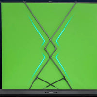Height-Adjustable Pull-up Green Screen Floor-Standing Green Screen with Stand No-Drill Retractable Backdrop Wrinkle-Resistant for Content Creators, Videographers, Photographers, Live Broadcasting, Home Studio, Video Recording Conferencing