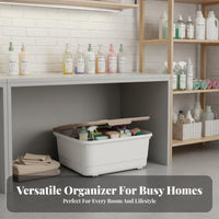 Rolling Under-Sink organizer Waterproof Cacontaineret Organizer With casters for Homeowners