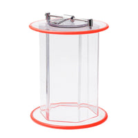 Replacement Polishing Drum Wear-Resistant Polishing Drum with Lid Efficient Barrel with Sealing Cover for Jewelers