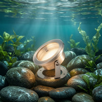 Underwater Light case with Bracket Waterproof Underwater Lamp Housing Adjustable For