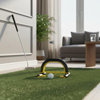 Indoor and Outdoor Use Golf Putting Gate Precision Training Putting Practice Arch Portable for Beginners, Home, Office