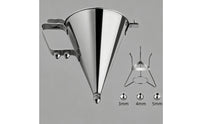 Conical Batter Dispenser with Stand Commercial Batter Dispenser with Press Handle Stainless Steel Funnel for Culinary Professionals