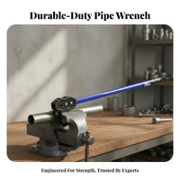 Anti-Slip Gripping Surfaces Adjustable Chain Pipe Wrench High Rotational Force Chain Pipe Wrench Heat-Treated Steel Ergonomic Handle for Industrial Workers, DIY Enthusiasts, Plumbing, Workshops, Factories, Home Repair