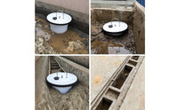 Water-Seal Drain Plug Watertight Drain Plug with Handle Reusable for Pig Farmers, Manure Channels, Barns