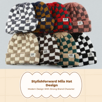 Women's Winter Hat Fleece Lined Chunky Knit Beanie