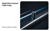 Bike Wire End Cap Aluminum Alloy Cycle Wire Housing Ferrule Brake Wire End Crimps Universal Anodized Finish for Workshop