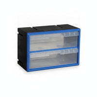 Drawer Storage Cabinet Transparent Drawers Modular Parts Cabinet Black Frame