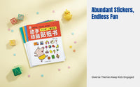 Sticker Activity Book Set for Early Childhood, Hands-On Mind Training, Attention Development, Early Learning