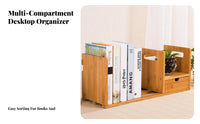 Expandable desktop organizer Multi-Functional Two-Piece expandableable Rack