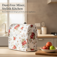 Dustproof Stand Mixer Cover with Floral Print for Kitchen Appliances