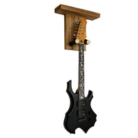 Hardwood Wooden Guitar Hanger Shielding Wall-Mounted Guitar Hanger Sturdy Holder Premium for Musicians, Living Room