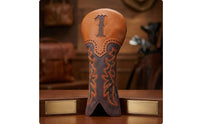 Golf Club Head Cover Western Golf Headcover pu Leather Driver Head Cover for Golfers, Driving Range