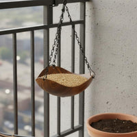 Bird Feeder Bowl Easy to Clean Hanging Tray Quick Drain Pet Supply for Backyard