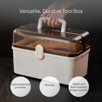 Multifunctional Tool Box Organizer with Double Layer