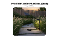 Thickened Copper Core Solar Light Extension Cable Long-Lasting Solar Light Extension Cord Heavy Duty for Courtyard, Patio