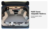 Comfortable Car Trunk Air Mattress Foldable Car Air Bed Fast Inflation Back Seat Inflatable Mattress Portable for Travelers, Road Trippers, Families, Outdoor Activities