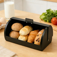 Stainless Steel Bread Box Pull Handle Sliding Lid of Bread Box Airtight