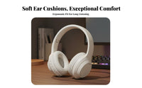 Over Ear Headphones TF Card Slot Foldable Headset Sound Gaming Headset for Users, Travel, Office
