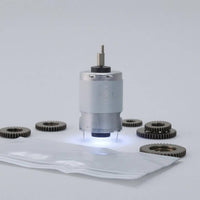 Metal Replacement Clipper Drive Unit Cylindrical Hair Clipper Drive Unit Silver-Gray Grooming Part Top Shaft