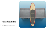 Stand-up Paddleboard Deck Pad Waterproof EVA Surfboard Anti-Slip Mat Shock Absorbent EVA Foam Deck Mat for Kayakers, DIY Enthusiasts, Sea, Rivers