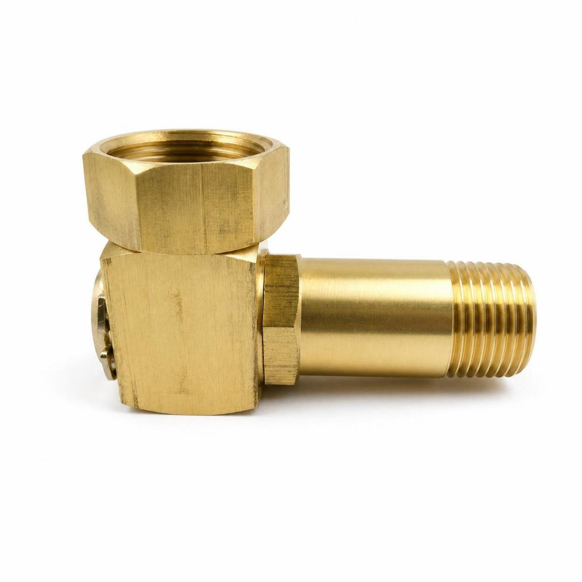 Brass Hose Reel Adapter Sturdy Hose Reel Replacement Fitting Rustproof Swivel Elbow Connector for Watering
