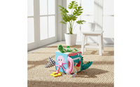 Dressing Skills Toy Early Education Soft Activity Cube Multi-Functional Cloth Learning Cube for Infants, Crib