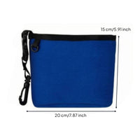 Portable Golf Cleaning Bag Hanging Clip Golf Club Cleaning Bag Black Trim Outdoor Gear Rectangular