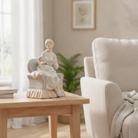 Mother and Baby Figurine Tabletop Decor Sentimental for Nursery, Living Room