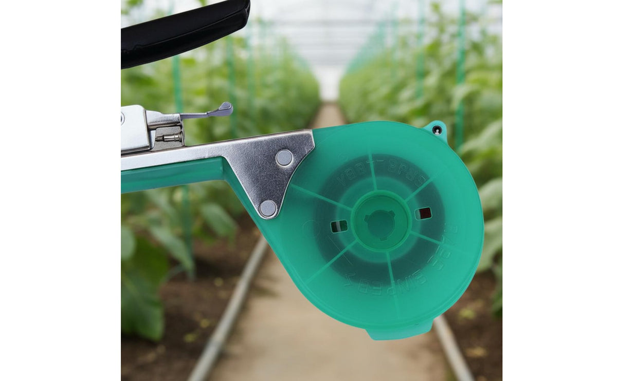 Labor-Saving Tapener Binding Tool Secure Fastening Vine Tying Machine Easy to Use Tape Tying Lightweight for Vegetable Growers, Farmers, Gardeners, Greenhouse, Orchard, Farm Field